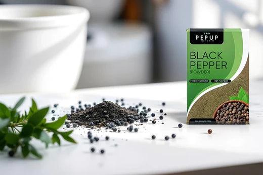 BLACK PEPPER POWDER BENEFITS AND USES: A GUIDE FOR HOME COOKS - Baqa Foods